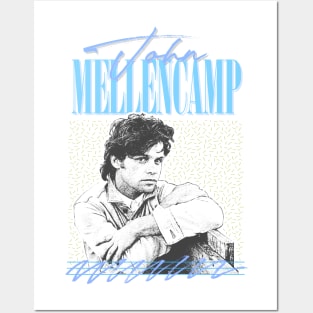 John J. Mellencamp ///// Retro 80s Fan Art Design Posters and Art